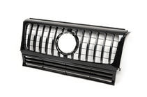Mercedes G-Klasse W463 1990–2018 Frontgrill (GT, med kromlister) Hvid med kromlister foto 4