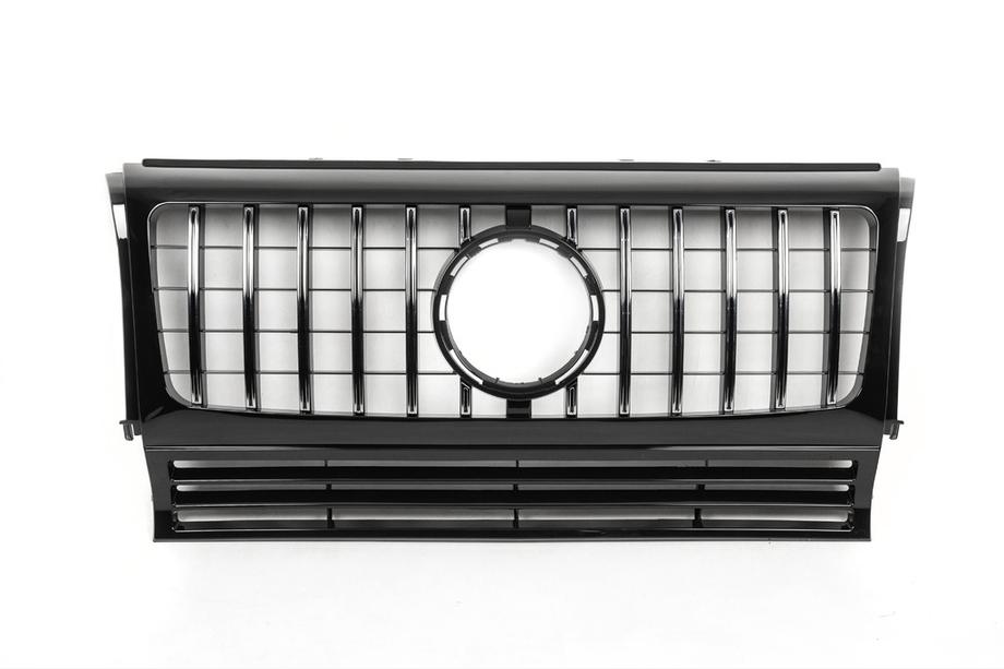 Mercedes G-Klasse W463 1990–2018 Frontgrill (GT, med kromlister) Foto 2