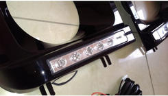 Mercedes G-Klasse W463 1990–2018 Forlygtecovers med LED (6 dioder, sæt) foto 4