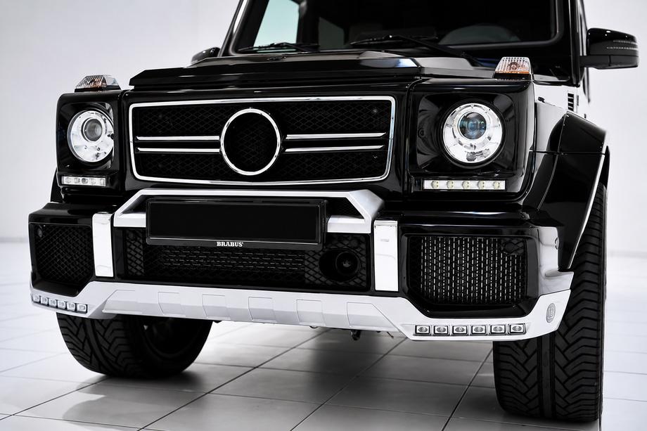 Mercedes G-Klasse W463 1990–2018 Front kofangerlæbe BRBS med LED Foto 1