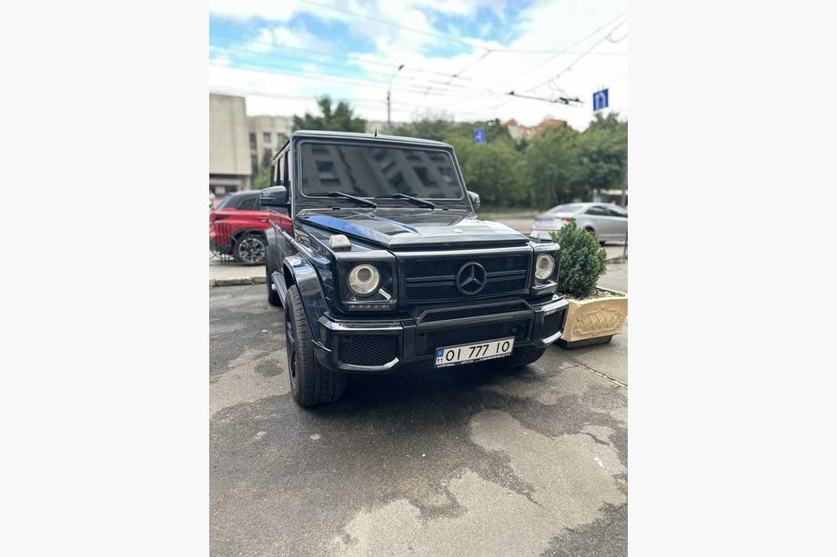 Mercedes G-Klasse W463 1990–2018 Læbespoiler til forreste kofanger (mat sort, G65) Foto 4