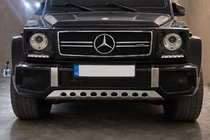 Mercedes G-Klasse W463 1990–2018 Frontkofangerbeskytter i rustfrit stål foto 3