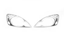 Mitsubishi Lancer 9 2004–2008 Krom forlygterammer (2 stk., plast) foto 2