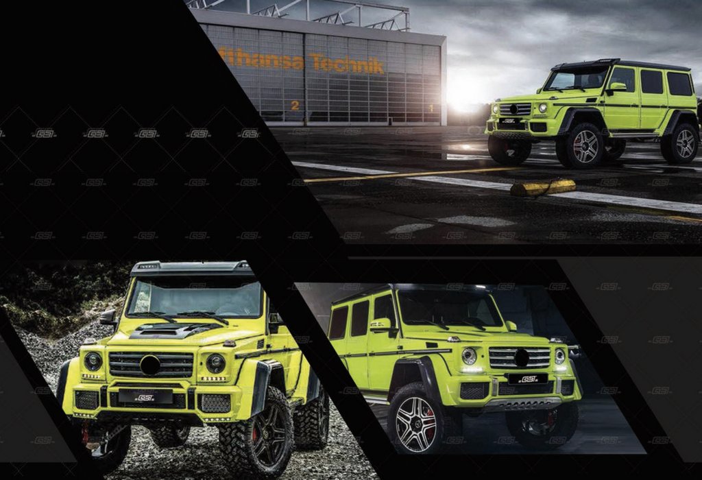 Sortiment af tuning og tilbehør til Mercedes G W463