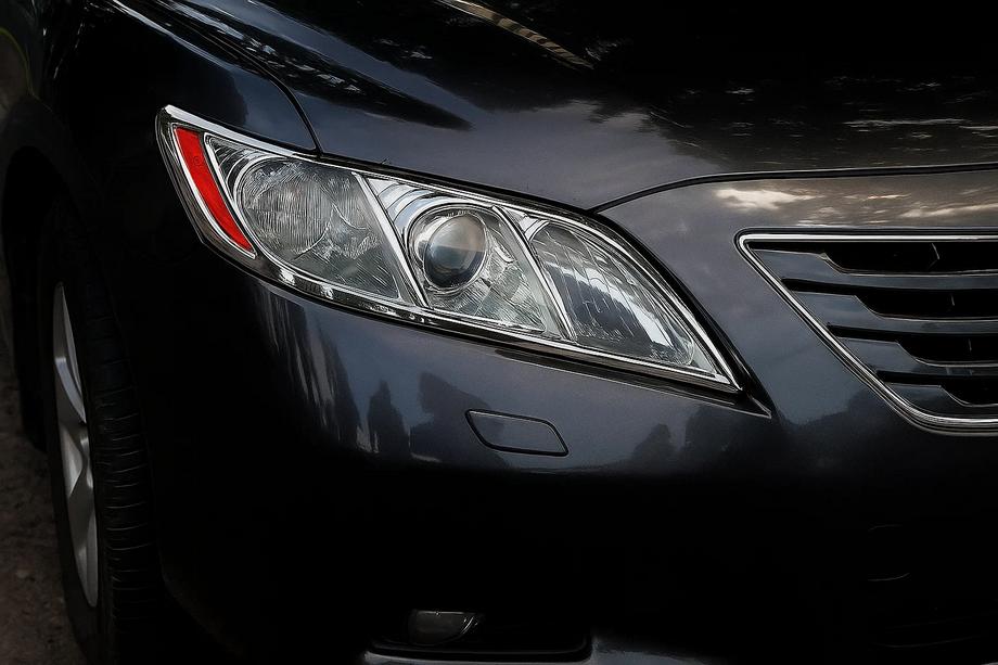 Toyota Camry 2006–2011 Krom forlygterammer (2 stk., plast) Foto 1
