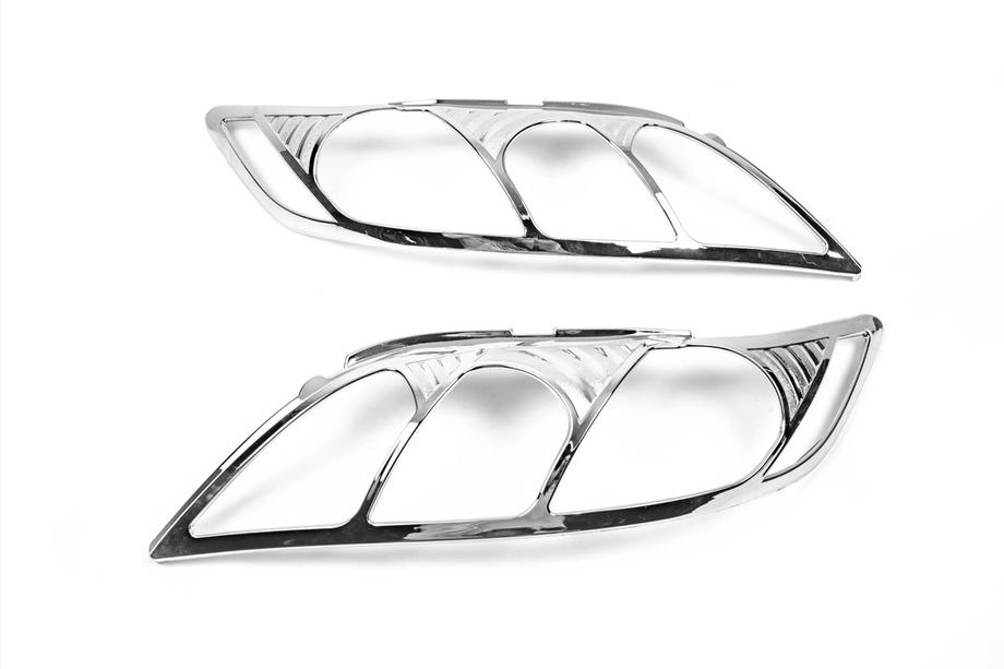 Toyota Camry 2006–2011 Krom forlygterammer (2 stk., plast) Foto 3