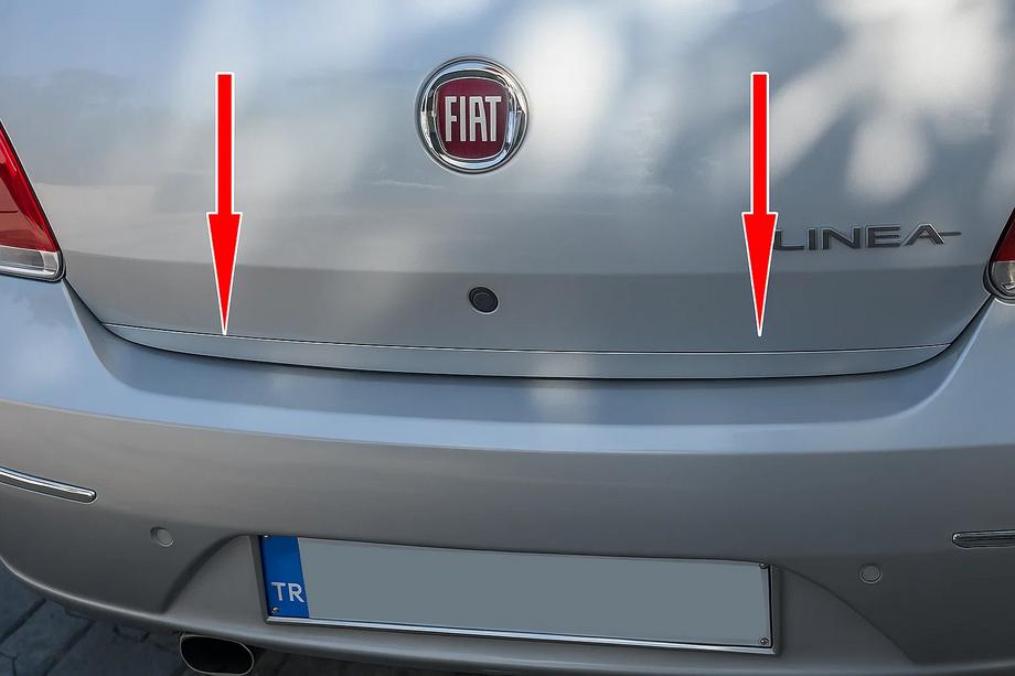 Fiat Linea 2006–2018 Bagagerumskantliste (rustfrit stål) Image