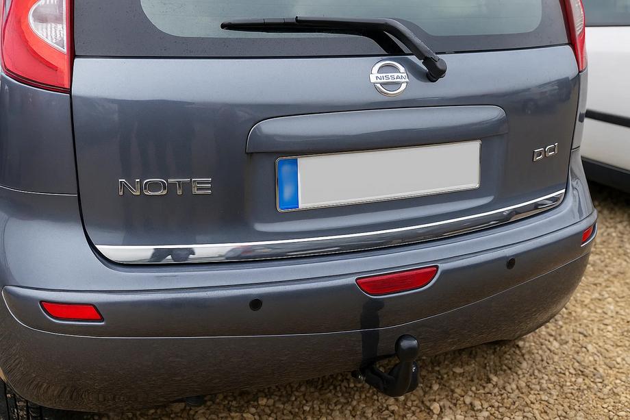 Nissan Note 2004–2012 Bagagerumskantliste (rustfrit stål) Image