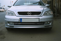 Opel Astra G Classic 1998–2012 Krom forlygterammer (2 stk., plast) foto 1