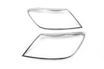 Toyota Hilux 2006–2015 Krom forlygterammer (2 stk., plast) foto 3