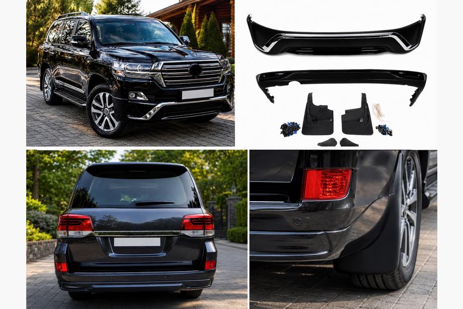 Toyota Land Cruiser 200 2007–2021 Bodykit-sæt 2016-2021 (Executive 2016) Sort farve Image