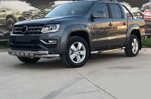 Volkswagen Amarok 2010–2022 Frontbeskyttelse F3-08.7 (rustfrit stål) foto 4