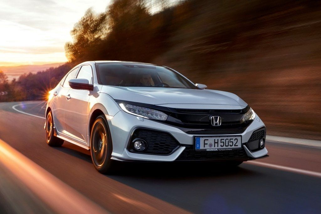 Honda Civic 5D hatchback i 10. generation med fem døre