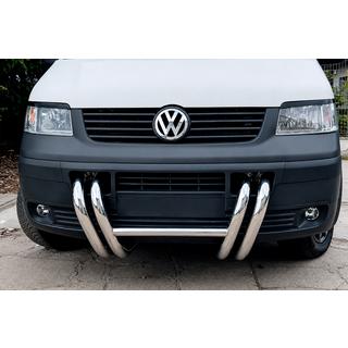 Frontbøjle ST006-03 "Nostrils" (rustfri stål) Volkswagen T5 Transporter 2003–2010 foto 3