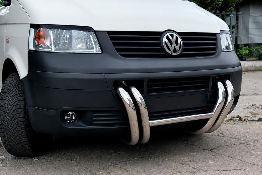 Volkswagen T5 Transporter 2003–2010 Frontbøjle ST006-03 "Nostrils" (rustfri stål) Foto 5