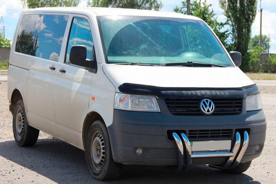 Volkswagen T5 Transporter 2003–2010 Frontbøjle ST006-03 "Nostrils" (rustfri stål) Foto 9