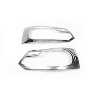 Krom forlygterammer (2 stk., rustfrit stål) Volkswagen T5 2010–2015 foto 4