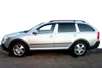 Skoda Octavia II A5 2006–2010 Vindafvisere SW (4 stk., HIC) foto 9