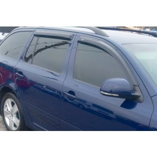 Vindafvisere SW (4 stk., HIC) Skoda Octavia II A5 2010–2013 foto 2