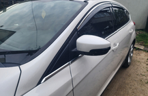 Ford Focus III 2011–2017 Niken vindafvisere med kromliste (SD/HB, 4 stk) foto 3