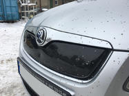 Skoda Fabia 2007–2014 Vinterafdækning til kølergrill (2007-2010, øvre) foto 3