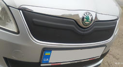 Skoda Fabia 2007–2014 Vinterafdækning til kølergrill (2011-2014, øverste) foto 1