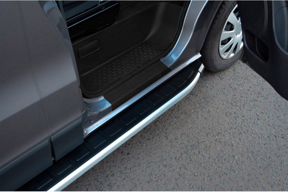 Citroen Nemo 2007–2017 Sidetrin Fullmond (2 stk., aluminium) Image