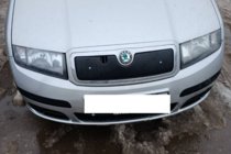 Skoda Fabia 2000–2007 Vinterafdækning til kølergrill Mat foto 3