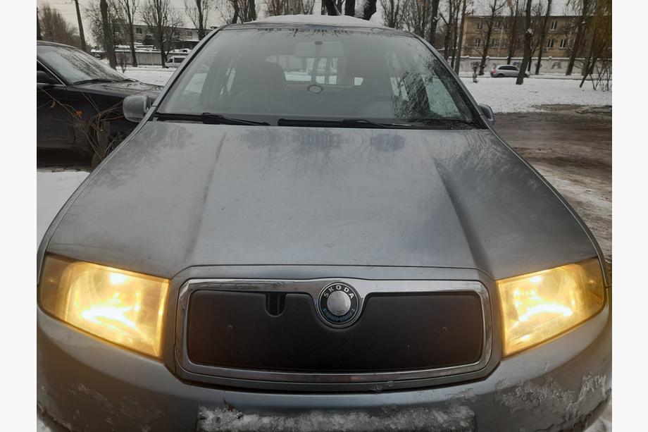 Skoda Fabia 2000–2007 Vinterafdækning til kølergrill Mat Image