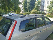 Ford Focus II 2008–2011 Tagrælinger i aluminium (Caravan, krom) foto 5