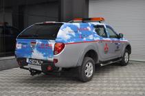 Mitsubishi L200 2006–2015 Pickup-hardtop Canopy Commercial foto 2