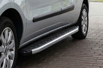 Fiat Doblo II 2010–2022 Sidetrin Fullmond (2 stk., aluminium) foto 1