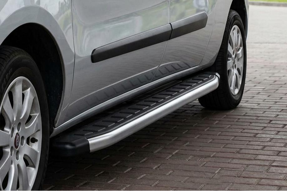 Fiat Doblo II 2010–2022 Sidetrin Fullmond (2 stk., aluminium) Image