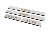 Audi A4 B5 1994–2001 Krom dørtrinslister (4 stk., Carmos) foto 2