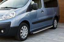 Fiat Scudo 2007–2015 Fullmond sidetrin (2 stk., aluminium) foto 1