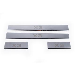 Dørtrinslister Carmos (4 stk., rustfrit stål) BMW X3 E83 2003–2010 foto 2