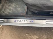 Mercedes E-klasse W124 1984–1997 LED dørtrinslister, korte (2 stk., rustfrit stål) foto 2
