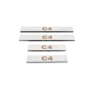 Carmos dørtrinslister (4 stk., rustfrit stål) Citroen C-4 2010–2018 foto 3