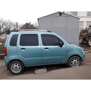 Krom tagrælinger Opel Agila 2000–2007 foto 3