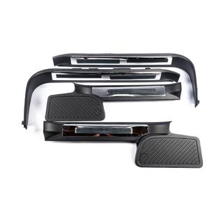 Dørtrinslister i plast med belysning (sort) Toyota Land Cruiser 200 2007–2021 foto 4