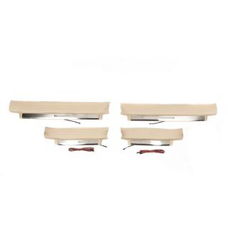 Oplyste dørtrinslister (beige) Toyota Land Cruiser Prado 150 2009–2023 foto 3
