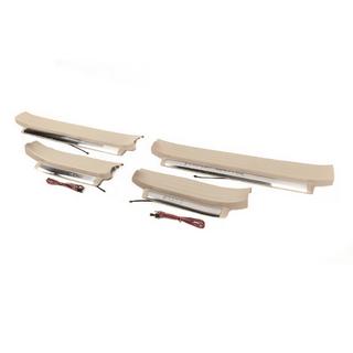 Oplyste dørtrinslister (beige) Toyota Land Cruiser Prado 150 2009–2023 foto 2