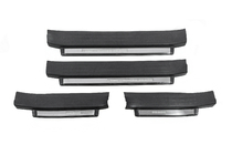 Toyota Land Cruiser Prado 150 2009–2023 Dørtrinslister med belysning (sorte) foto 2