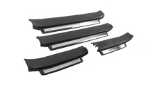 Toyota Land Cruiser Prado 150 2009–2023 Dørtrinslister med belysning (sorte) foto 4