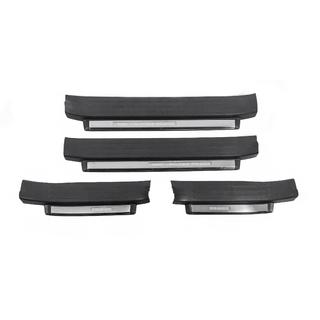 Dørtrinslister med belysning (sorte) Toyota Land Cruiser Prado 150 2009–2023 foto 2