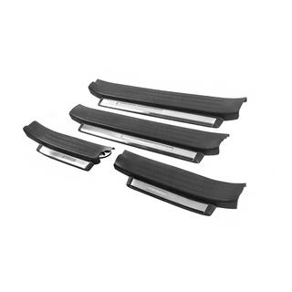 Dørtrinslister med belysning (sorte) Toyota Land Cruiser Prado 150 2009–2023 foto 1