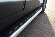 Hyundai IX-35 2010–2015 Fullmond sidetrin (2 stk., aluminium) foto 5