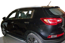 Kia Sportage 2010–2015 Fullmond sidetrin (2 stk., aluminium) foto 5