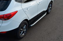 Kia Sportage 2010–2015 Fullmond sidetrin (2 stk., aluminium) foto 3