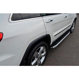 Fullmond sidetrin (2 stk., aluminium) Kia Sportage 2010–2015 foto 1